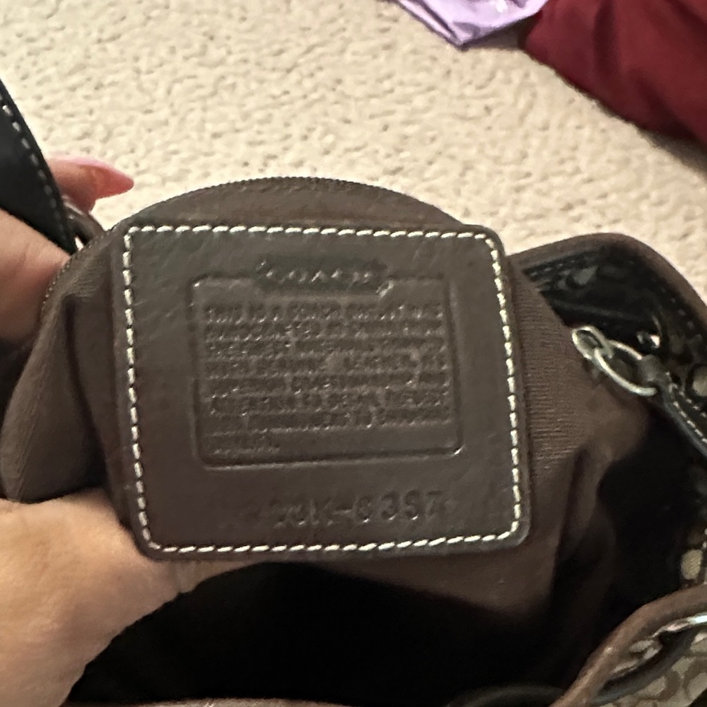 Coach vintage monogram,jacquard  drawstring Crossbody bag - Picture 9 of 11
